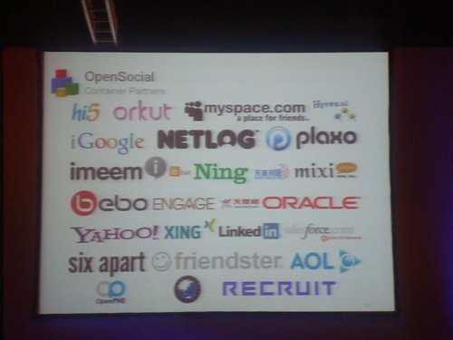 Slide do Open Social